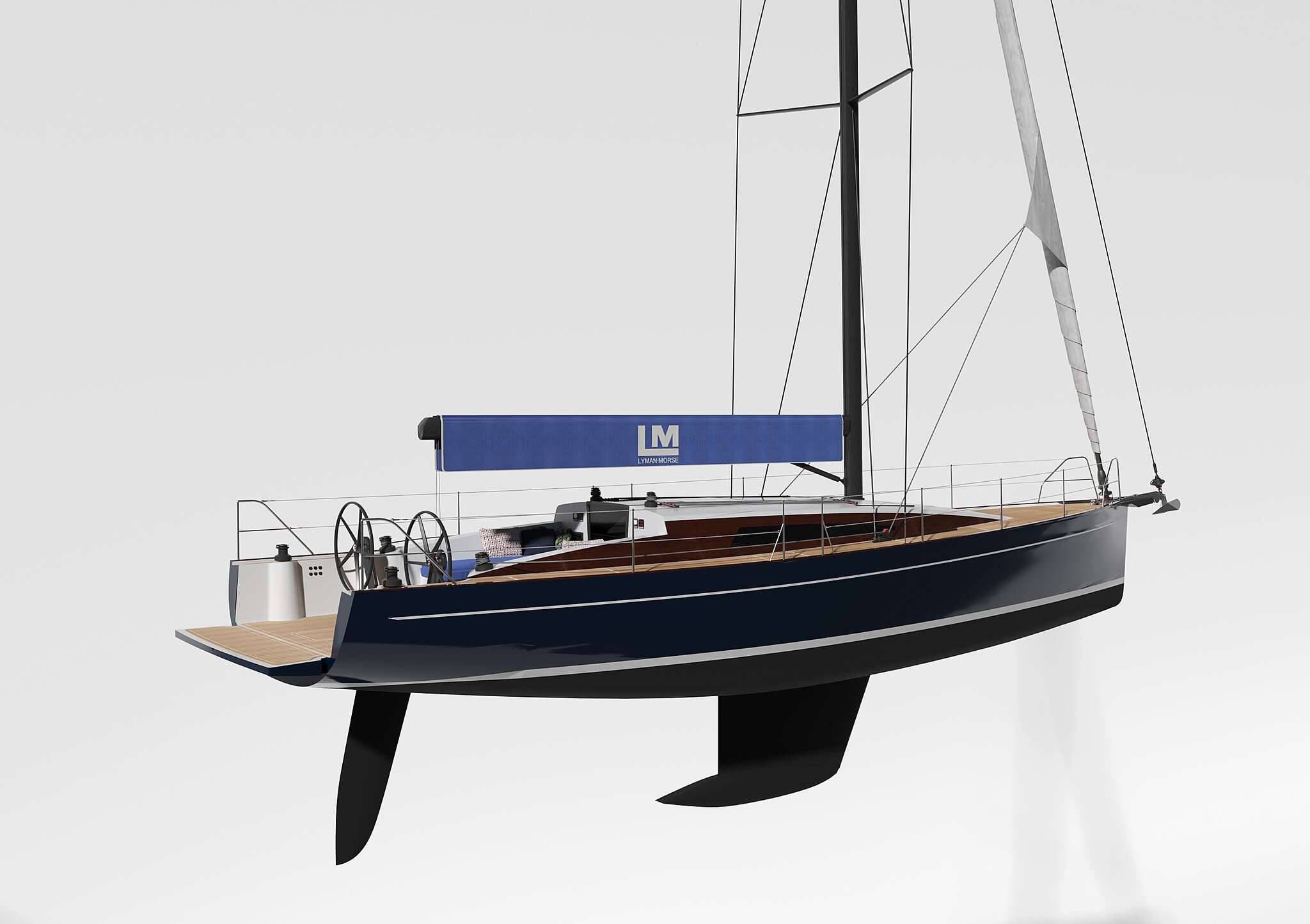 Undeterred by pandemic, Lyman-Morse 'full steam ahead' on new sailboat  build