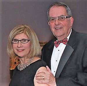 man and woman in formal wear