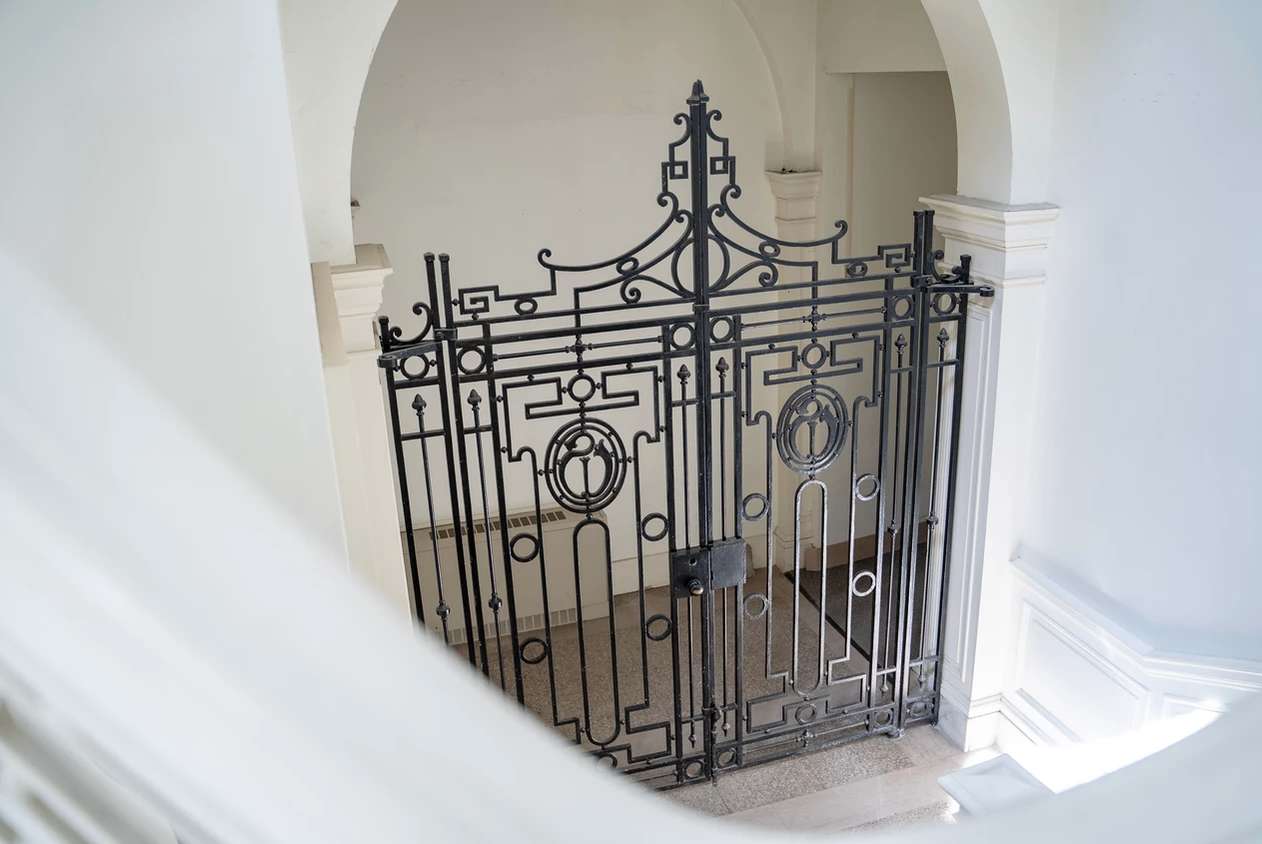 wrought iron gate