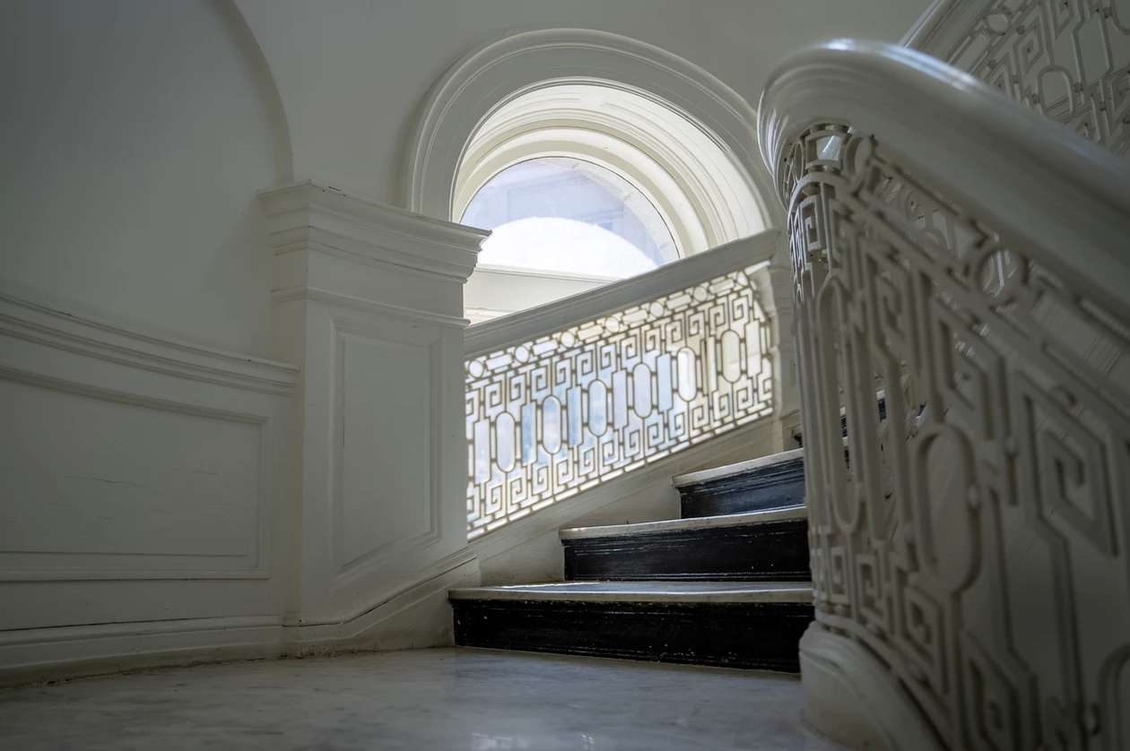 stairway and window