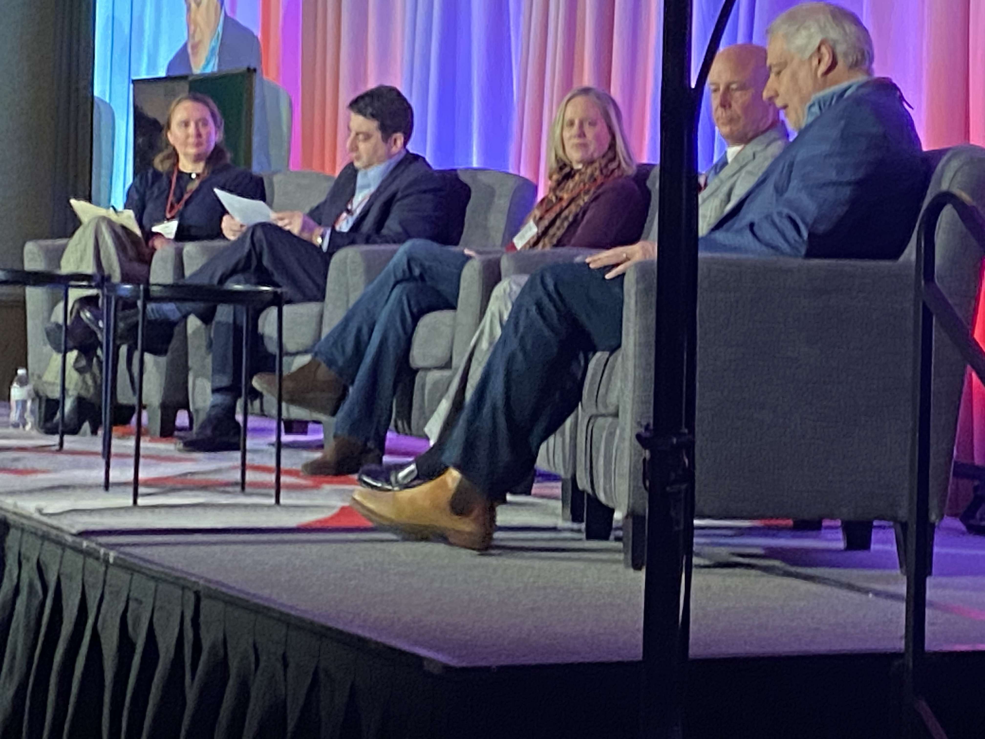 panel seated on stage