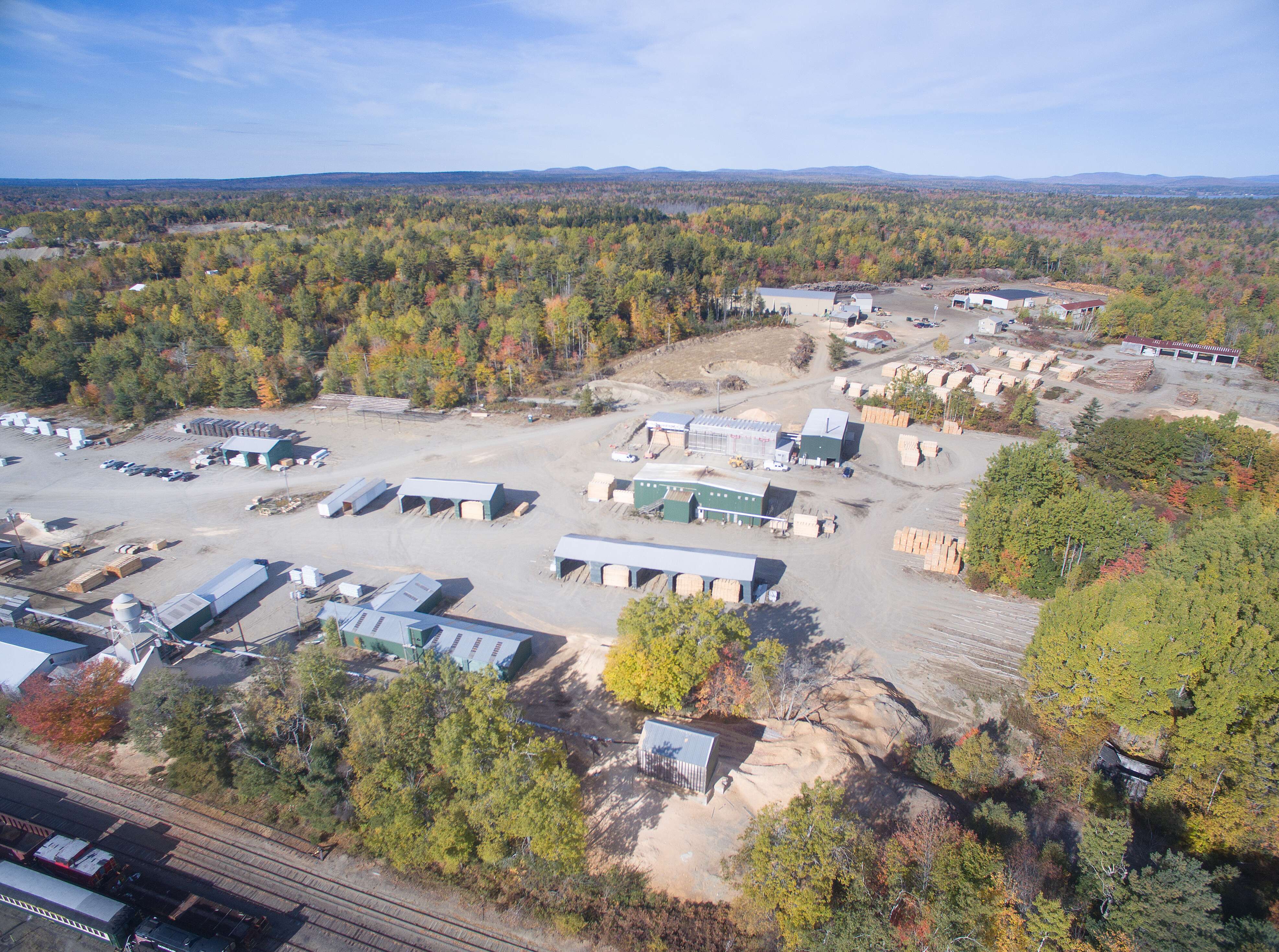 aerial of mill