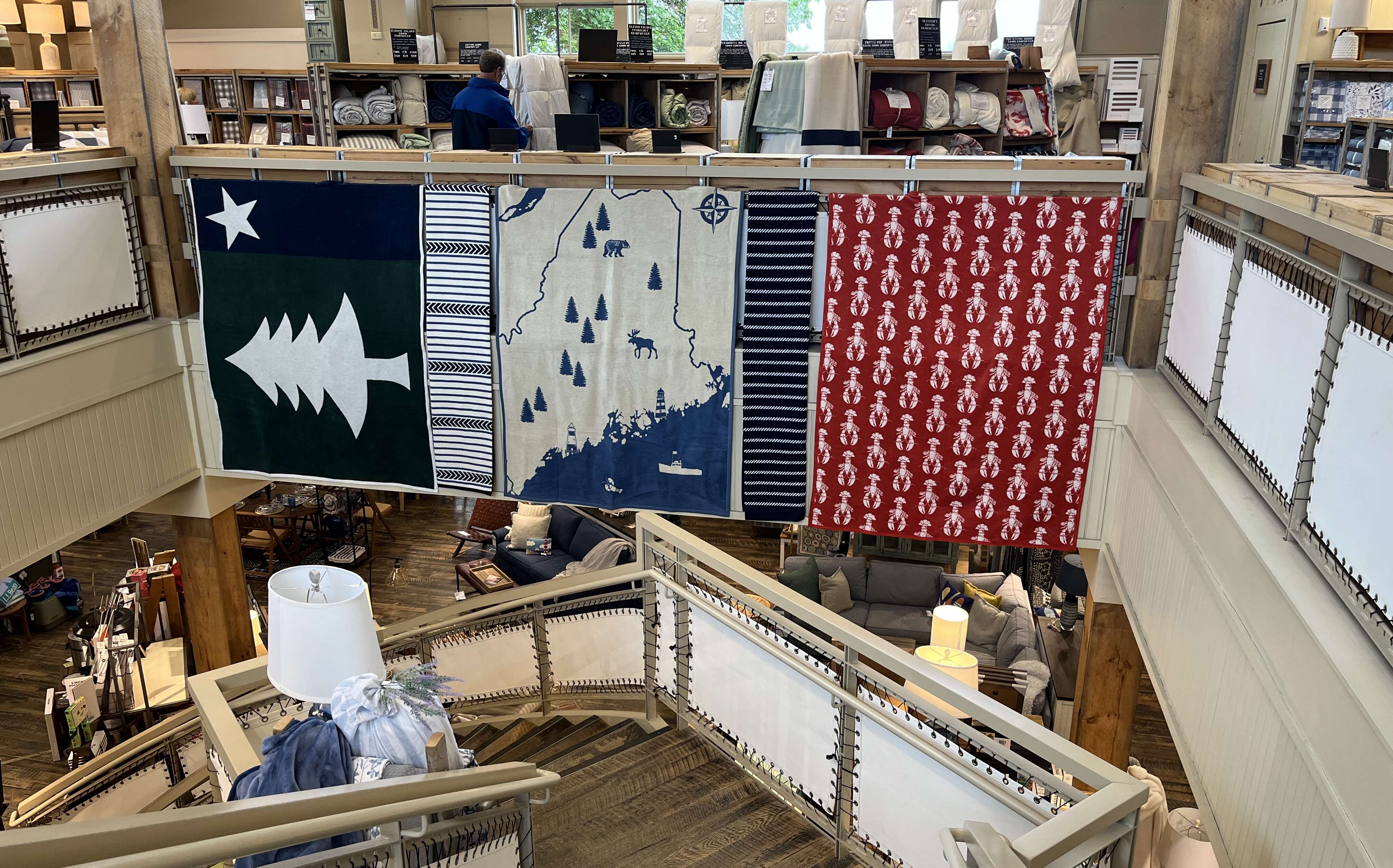 It s a wrap Maine blankets take the shelves at L.L.Bean