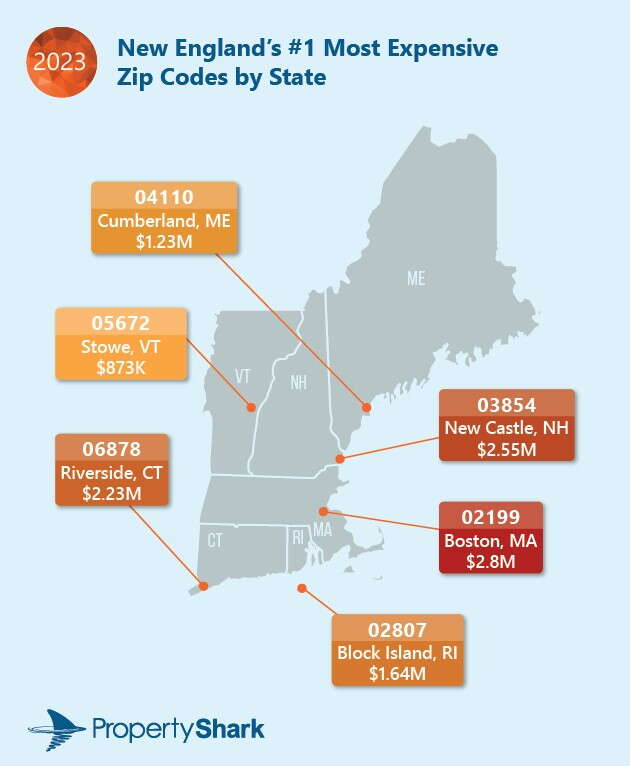 For The First Time A Maine ZIP Code Cracks New England S 50 Priciest   New England State Zip Codes 