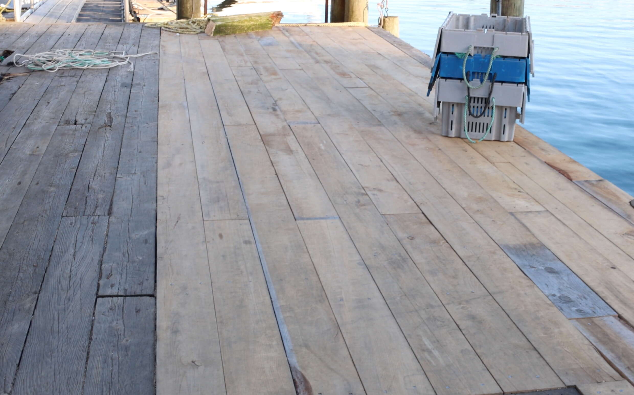 new planks on deck