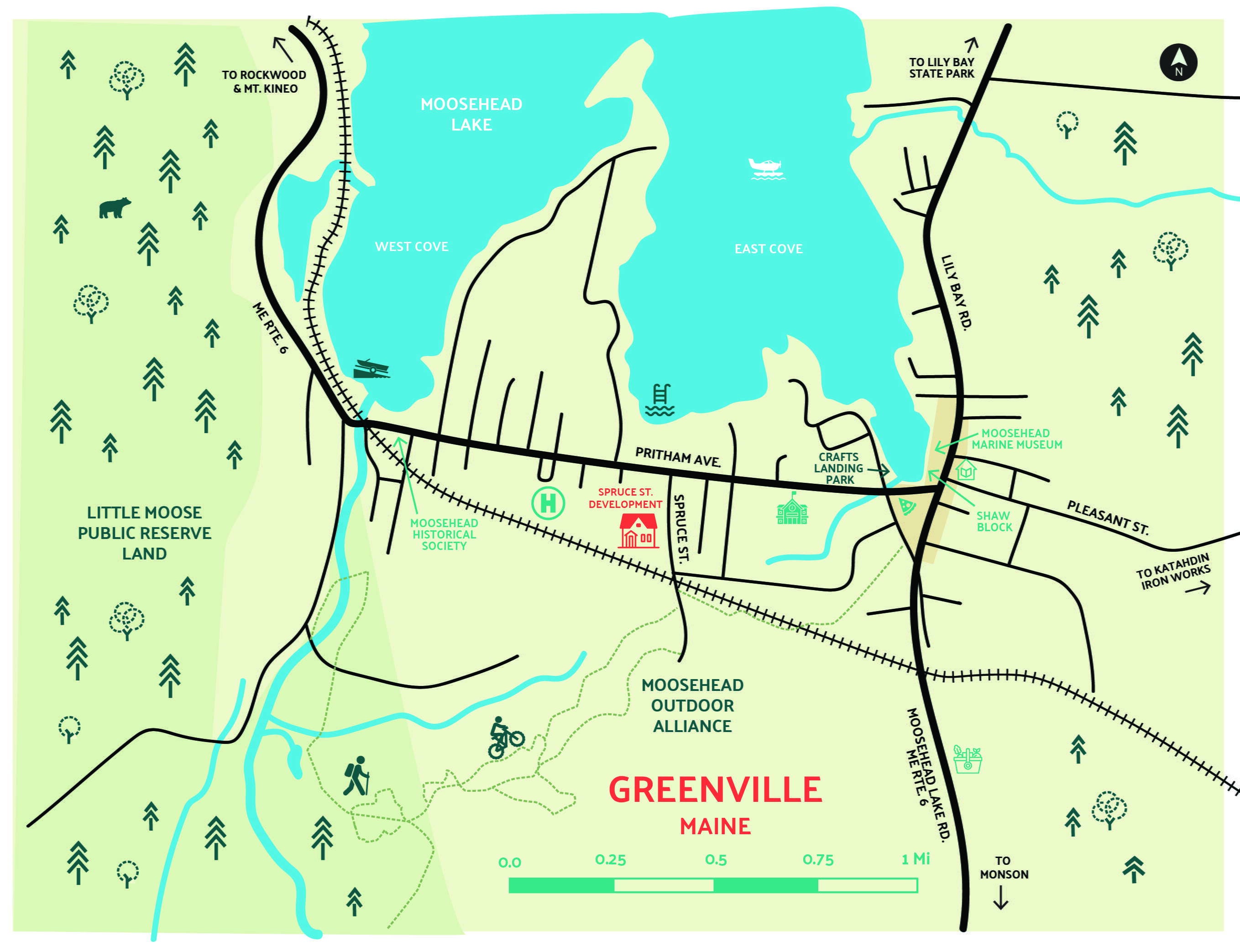 map of Greenville 
