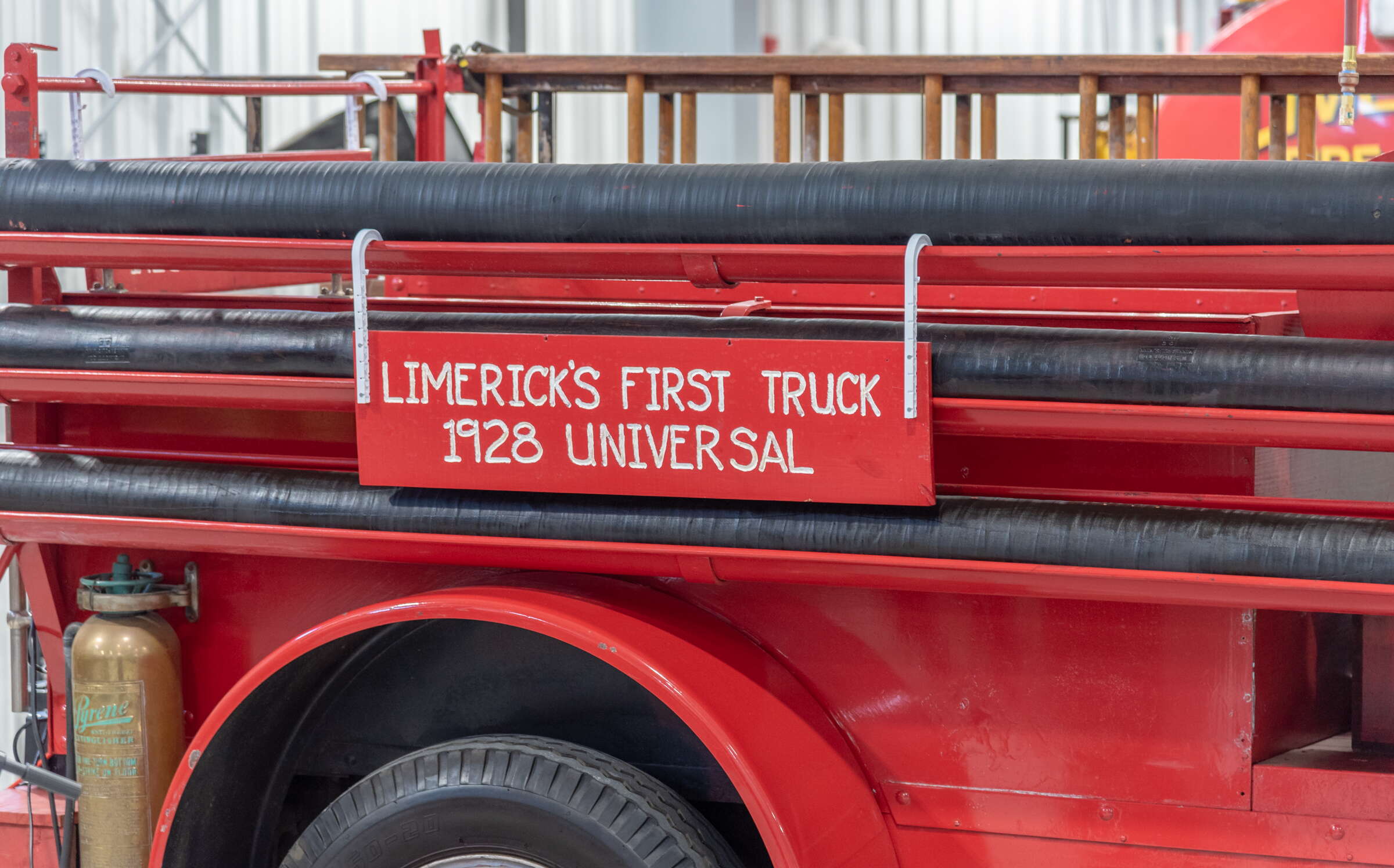 An old fire truck in Limerick.