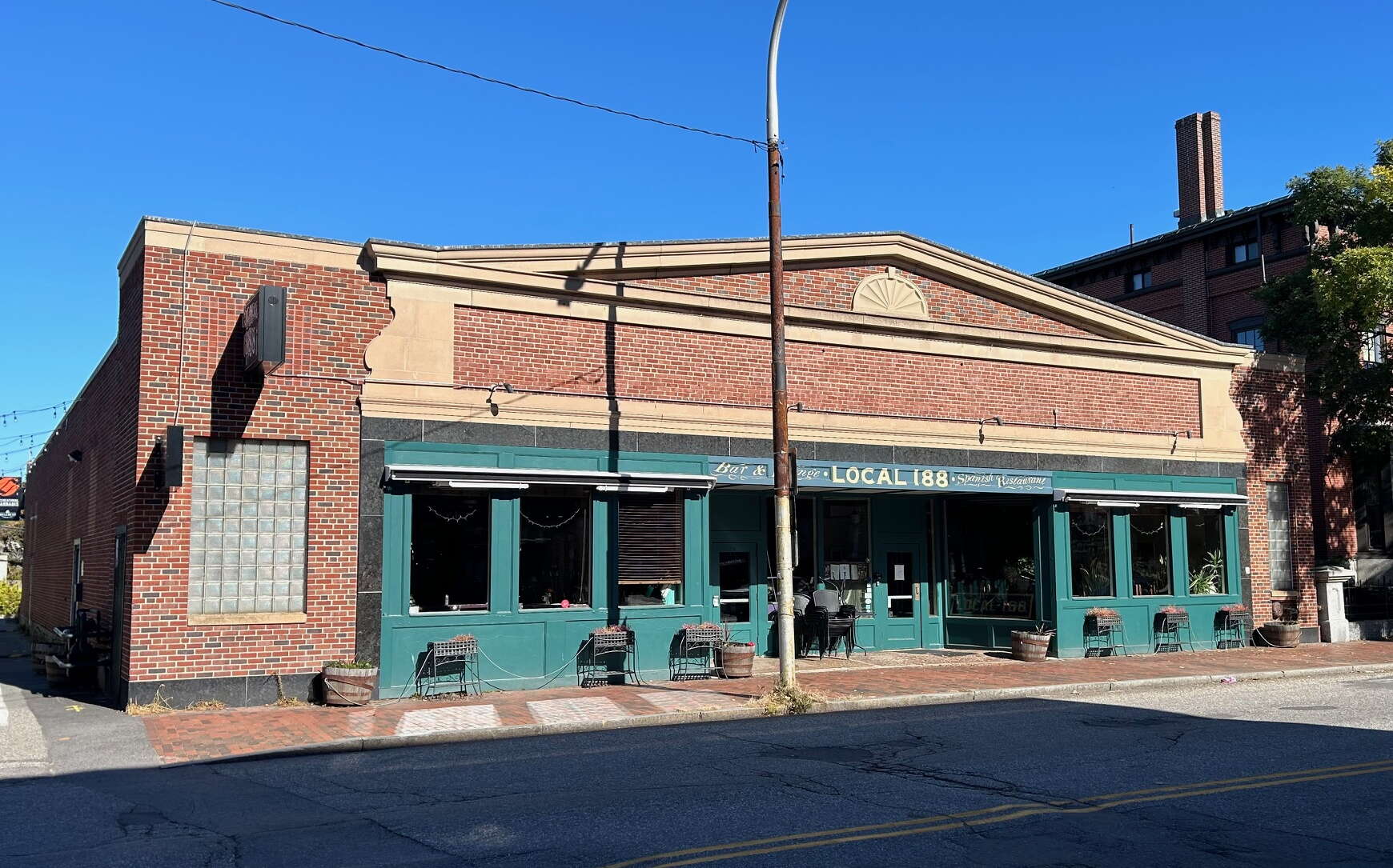 Local 188 restaurant building. 