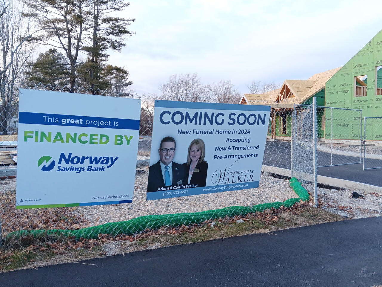 Conroy-Tully Walker funeral home under construction 