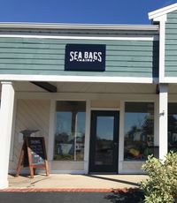 Sea Bags store exterior under a blue sky 