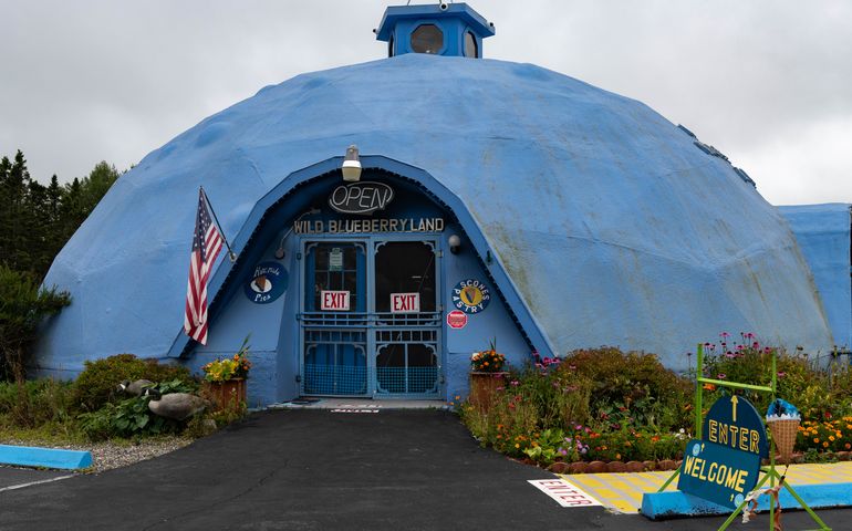 Wild Blueberry Land domed building 