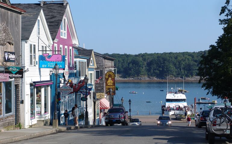 Bar Harbor Street scene