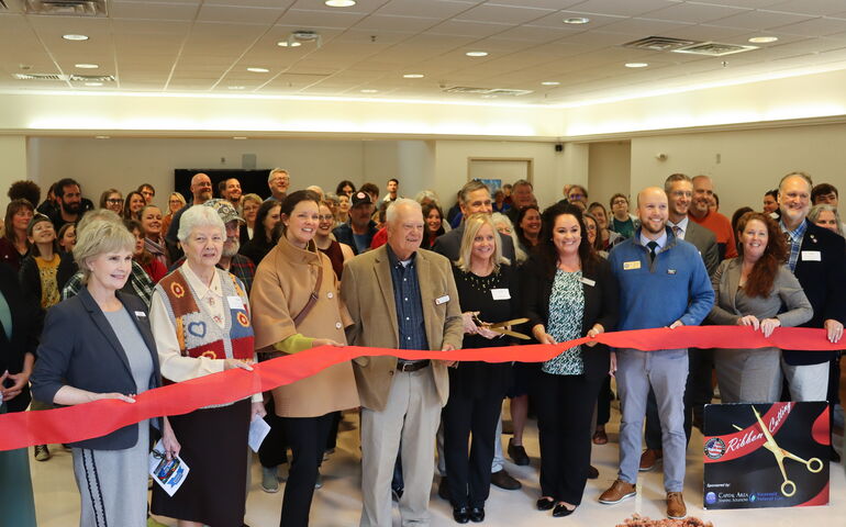 Maine Arts Academy Unveils Conversion Of Former Veterans Home In   Ribbon 