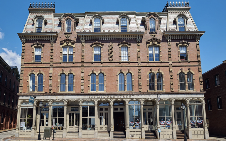 brick and sandstone building