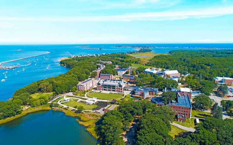 aerial campus photo 