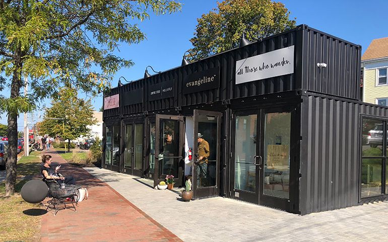 Check Out Portland S First Retail Space Built From Shipping
